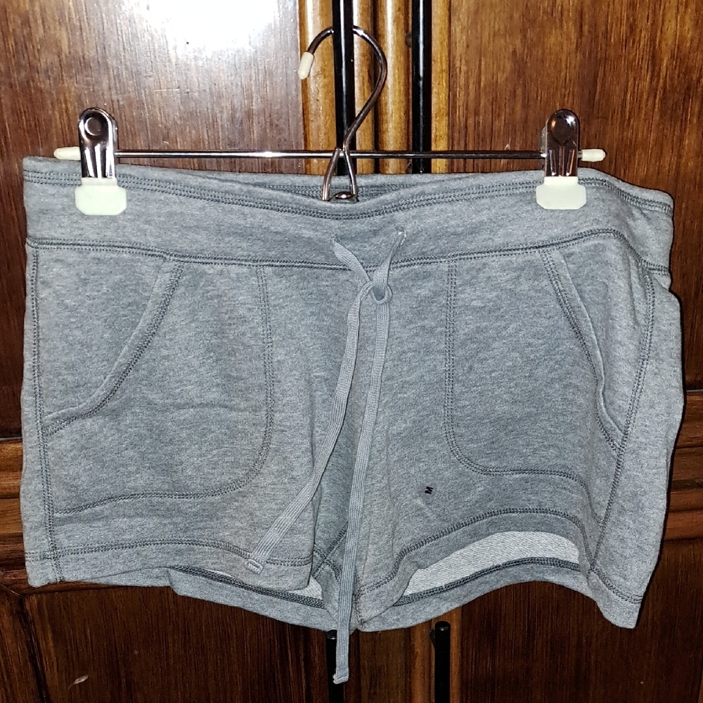 Aerie Gray Athletic Shorts with Elastic Waistband